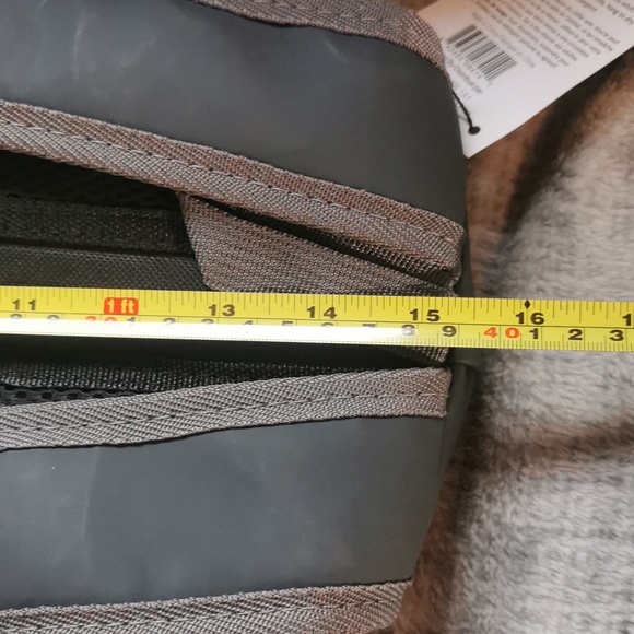 Small Dog pet Backpack knapsack carry bag pink grey gray black BK New NWT - Picture 7 of 11